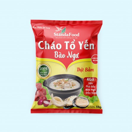 CHÁO TỔ YẾN BÀO NGƯ THỊT BẰM